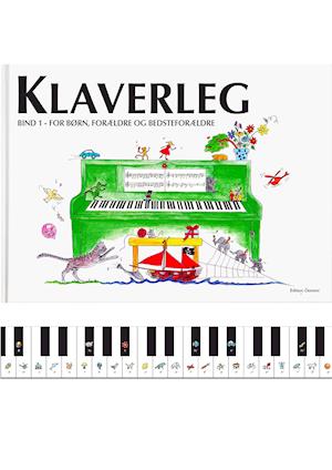 Klaverleg bind 1 - for børn, forældre og bedsteforældre (grøn)