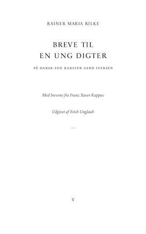 Breve til en ung digter: – med brevene fra Franz Xaver Kappus