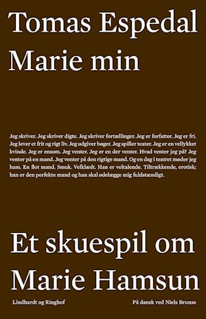 Marie min: Et skuespil om Marie Hamsun