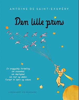 Den lille prins, lyseblå softcover m. flapper